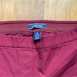 Elastic Waist Lands End Pants. Size 2. Brand New!